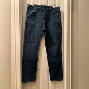 Dark Academia Banana Republic Rapid Movement Denim Womens Straight Leg Slim Fit